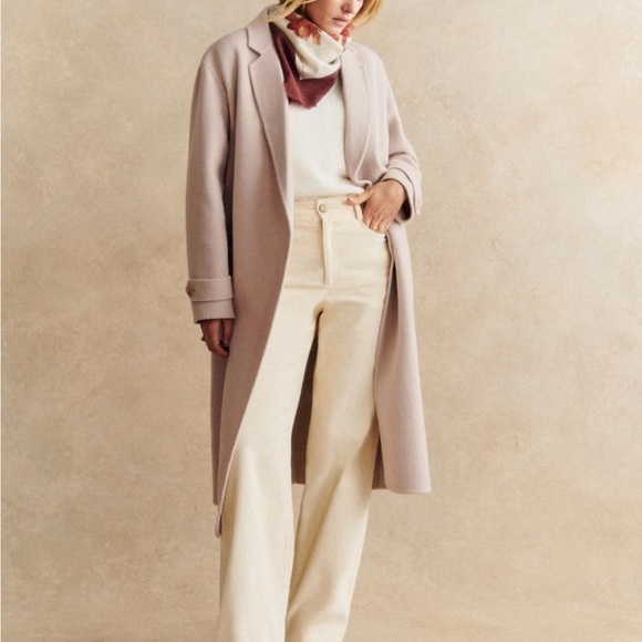 Sézane mederick belted wool coat - Picture 1 of 12